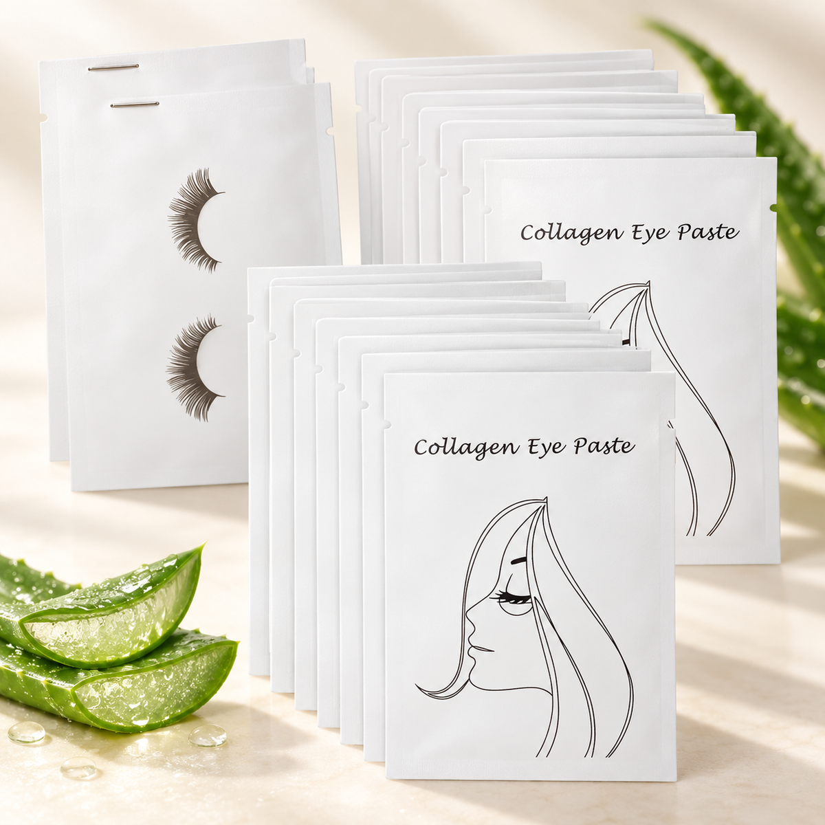 100 Pairs Lint-Free Eyelash Extension Gel Patches